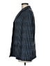 Theory Plaid Blue Wool Coat Size M - photo 5