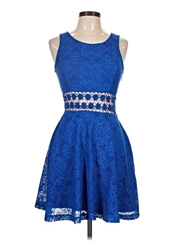 Bailey Blue Cocktail Dress (view 1)