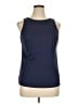 Lands' End Blue Sleeveless Top Size 16 - photo 1