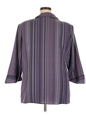 DressBarn 3/4 Sleeve Button-Down Shirt (view 2)