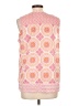 Sigrid Olsen 100% Cotton Pink Sleeveless Blouse Size L - photo 2