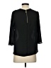 Atmosphere 100% Polyester Black Long Sleeve Blouse Size 0 - photo 2