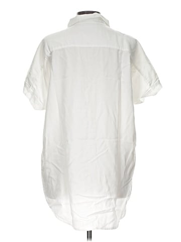 Soft Surroundings Short Sleeve Button-Down Shirt (view 2)