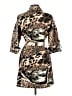 Joseph Ribkoff Animal Print Gold Trenchcoat Size 10 - photo 2