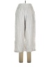 Just Living Stripes Silver Casual Pants Size XL - photo 2