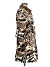 Joseph Ribkoff Animal Print Gold Trenchcoat Size 10 - photo 4