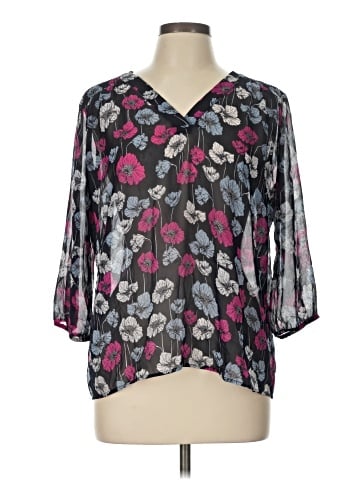 Ann Taylor Factory 3/4 Sleeve Blouse (view 1)