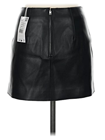 MNG Faux Leather Skirt (view 2)