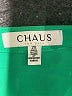 Chaus 100% Polyester Green 3/4 Sleeve Blouse Size 2X - photo 7