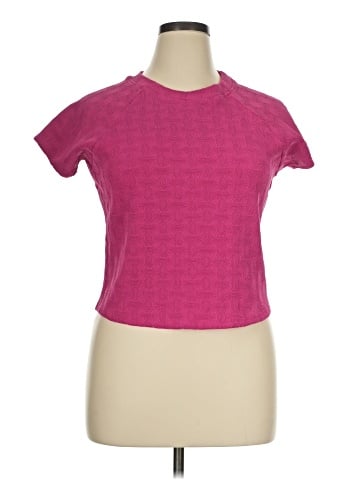 Blue Tassel Short Sleeve Top (view 1)