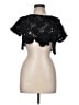 STAUD 100% Cotton Black Short Sleeve Top Size Med - Lg - photo 1