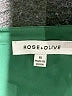 Rose + Olive 100% Polyester Green 3/4 Sleeve Blouse Size 1X - photo 7