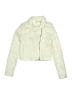 Knit Works 100% Polyester Tweed Ivory Jacket Size 10 - photo 1