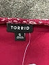 Torrid 100% Polyester Burgundy Short Sleeve Blouse Size 5X Plus (5) - photo 7
