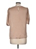 Pleione 100% Polyester Tan Short Sleeve Top Size M - photo 2