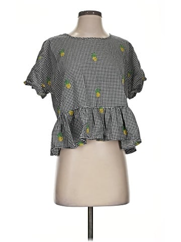 Girl Krazy Short Sleeve Blouse (view 1)