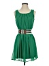 BCX 100% Polyester Solid Green Cocktail Dress Size XS - photo 1