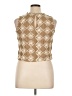 Solitaire 100% Polyester Gold Sleeveless Blouse Size XL - photo 2