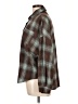 Romwe Plaid Brown Long Sleeve Blouse Size L - photo 5