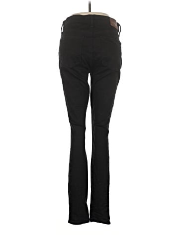 Madewell Tall 9" Mid-Rise Skinny Jeans in ISKO Stay Black&trade; (view 2)