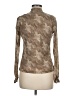Axcess 100% Nylon Brown Long Sleeve Blouse Size M - photo 2