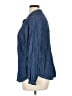 Talbots Outlet 100% Cotton Blue Long Sleeve Blouse Size XL - photo 5