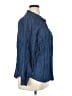 Talbots Outlet 100% Cotton Blue Long Sleeve Blouse Size XL - photo 4