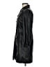 Topshop 100% Polyester Black Trenchcoat Size 6 - photo 5