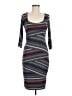Bailey 44 Stripes Gray Casual Dress Size M - photo 1