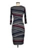 Bailey 44 Stripes Gray Casual Dress Size M - photo 2
