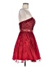 Sherri Hill 100% Polyester Red Cocktail Dress Size 6 - photo 4