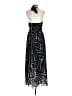 Express 100% Polyester Chevron-herringbone Black Cocktail Dress Size M - photo 2