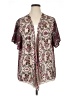Self Esteem Burgundy Cardigan Size 1X - photo 1