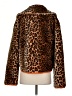 JOA Animal Print Orange Faux Fur Jacket Size XS - photo 2