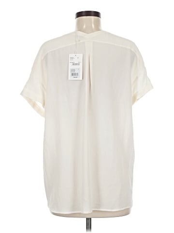 Comptoir des Cotonniers Short Sleeve Silk Top (view 2)