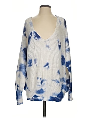 Aqua Pullover Sweater (view 1)