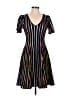 Milly Stripes Black Casual Dress Size M - photo 1