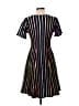 Milly Stripes Black Casual Dress Size M - photo 2