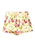 Jealous Tomato 100% Polyester Floral Yellow Shorts Size L - photo 2
