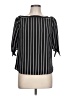 Monteau Black 3/4 Sleeve Blouse Size L - photo 1