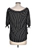 Monteau Black 3/4 Sleeve Blouse Size L - photo 2