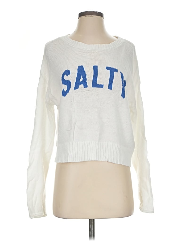 Pre-owned Z Supply Pullover Sweater In White