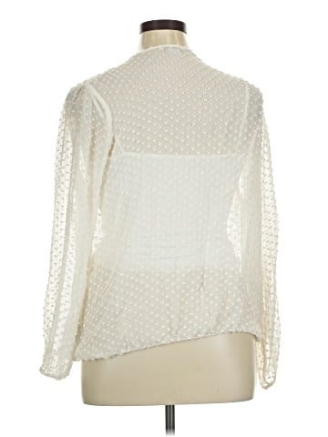 Boden 3/4 Sleeve Silk Top (view 2)