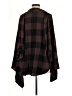 Knox Rose Plaid Burgundy Coat Size M - photo 2