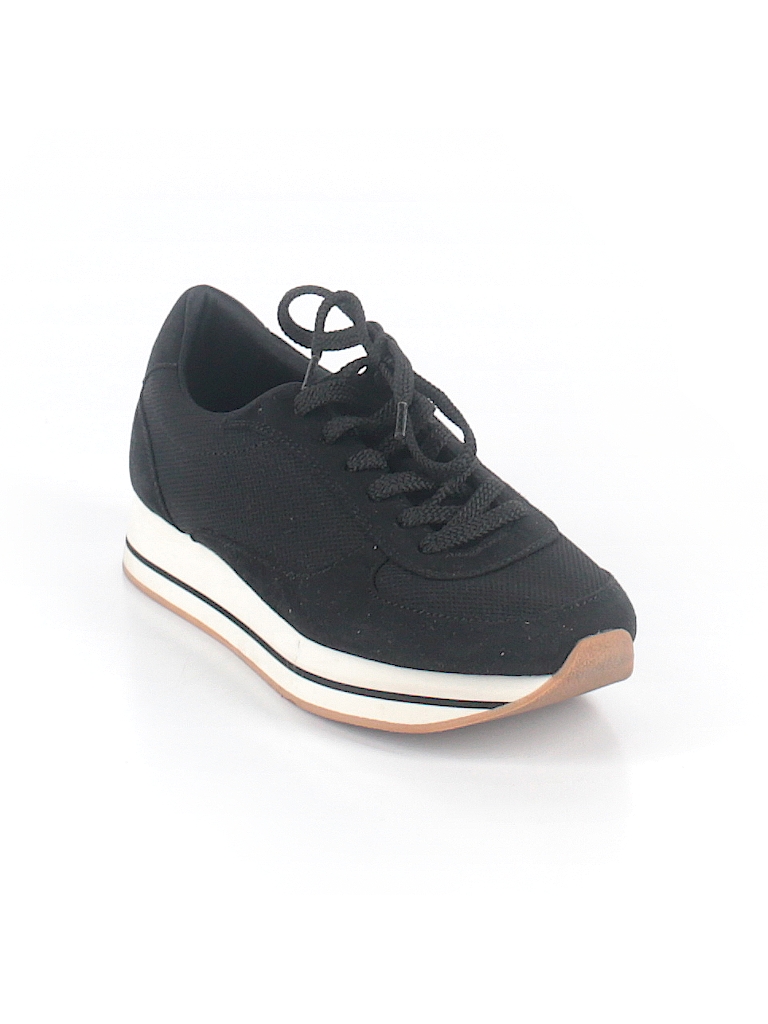 Zara Basic Solid Black Sneakers Size 37 