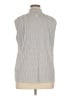 Adrianna Papell Silver Sleeveless Blouse Size XL - photo 2