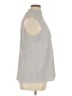 Adrianna Papell Silver Sleeveless Blouse Size XL - photo 4