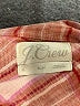 J.Crew 100% Cotton Plaid Pink Long Sleeve Button-Down Shirt Size 10 - photo 7