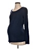 Assorted Brands Blue Long Sleeve T-Shirt Size Med Maternity - photo 1