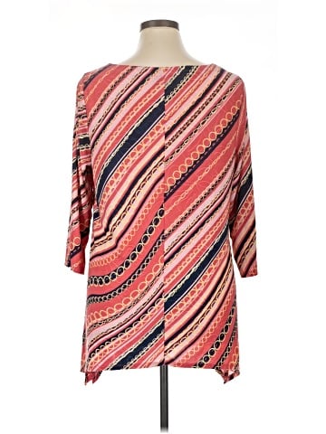 JM Collection 3/4 Sleeve Top (view 2)